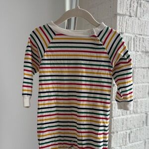 HBC Baby Sleeper | Iconic Striped Footed Pajamas | 12-18M